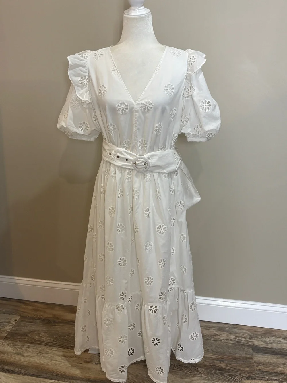 Kate Spade New York Spade Clover Eyelet Dress.